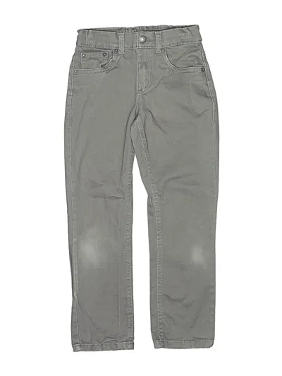 Pre-owned Levi's Kids'  Khaki Pant In Gray