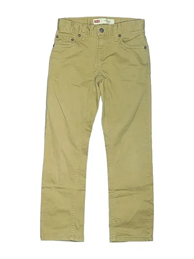 Pre-owned Levi's Kids'  Khaki Pant In Green