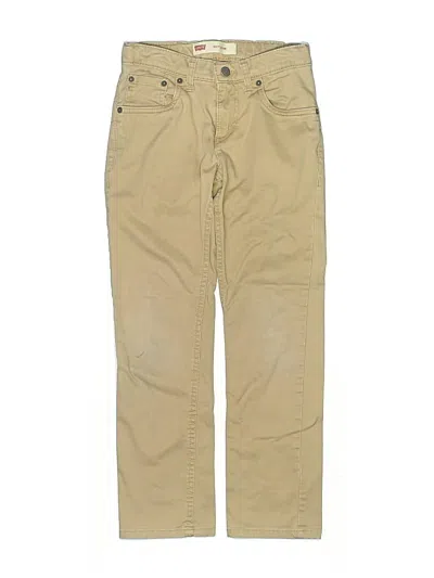 Pre-owned Levi's Kids'  Khaki Pant In Tan