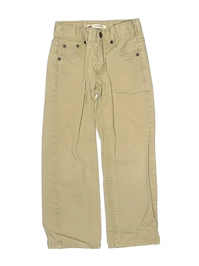 Pre-owned Levi's Kids'  Khaki Pant In Tan