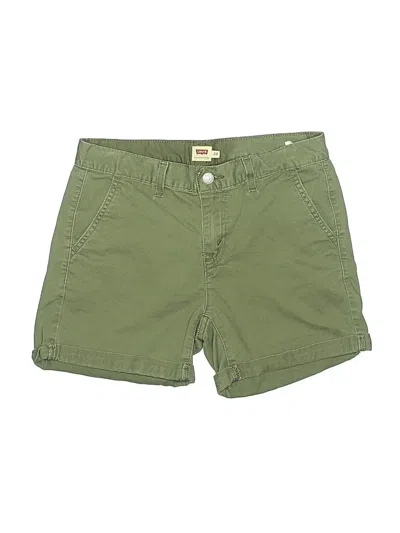 Pre-owned Levi's Khaki Shorts In Green