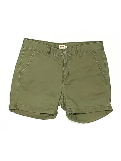 Pre-owned Levi's Khaki Shorts In Green