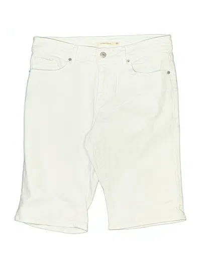 Pre-owned Levi's Khaki Shorts In White