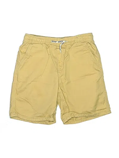 Pre-owned Levi's Kids'  Khaki Shorts In Yellow