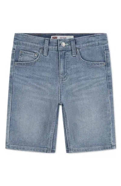 Levi's Kids' 511 Slim Fit Denim Shorts In Blue