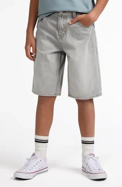 Levi's Kids' Denim Skate Shorts In Gray