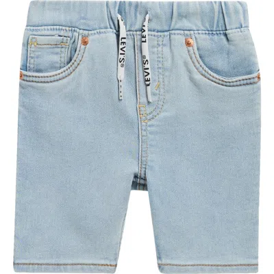 Levi's ® Kids' Distressed Dobby Skinny Shorts In Blue
