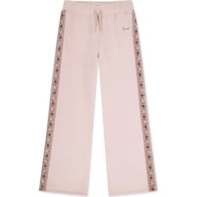 LEVI'S LEVI'S KIDS' FLORAL STRIPE WIDE LEG PANTS