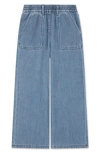 Levi's Kids' High Waist Wide Leg Jeans In Blue
