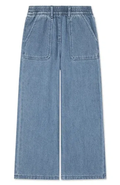 Levi's Kids' High Waist Wide Leg Jeans In Blue