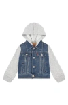 Levi's Baby Boys Hooded Trucker Jacket In Blue