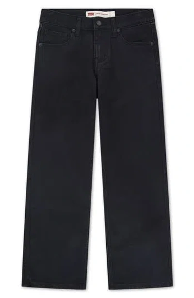 Levi's Kids' Loose Straight Fit Jeans In Black