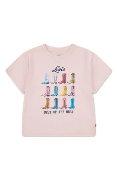 Levi's Kids' Oversize Short Sleeve T-shirt In Pink