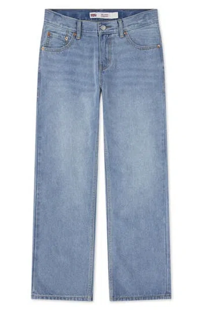 Levi's Kids' Relaxed Straight Leg Jeans In Blue