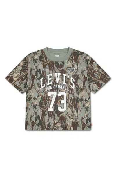 Levi's Kids' Tree Camo T-shirt In Multi