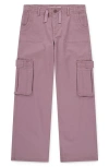 Levi's Kids' Wide Leg Cargo Pants In Pink
