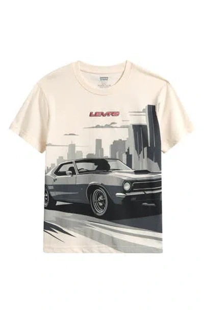 Levi's Kids' Zooming By Graphic T-shirt In Levi Egret