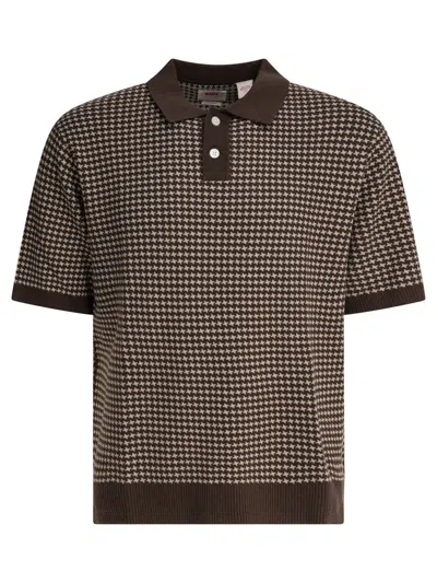 Levi's Knitted Polo Shirt In Multi