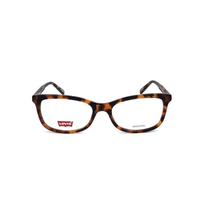 Levi's Ladies Brown Rectangular Eyeglass Frames Lv-1017