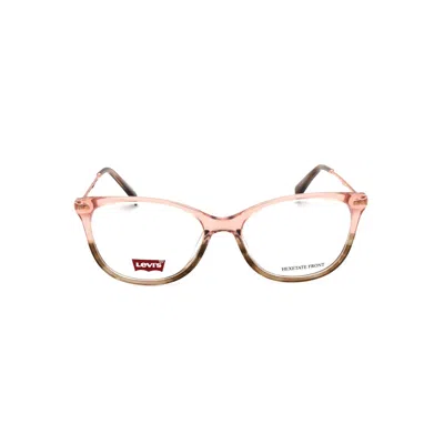 Levi's Ladies Pink Rectangular Eyeglass Frames Lv-5021