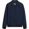 Levi's Laydown Collar Water Resistant Insulated Bomber Jacket In Blue