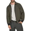 Levi's Laydown Collar Water Resistant Insulated Bomber Jacket In Green