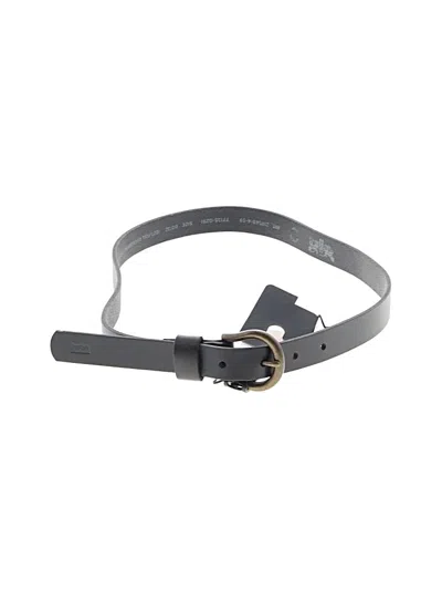 Pre-owned Levi's Leather Belt In Black