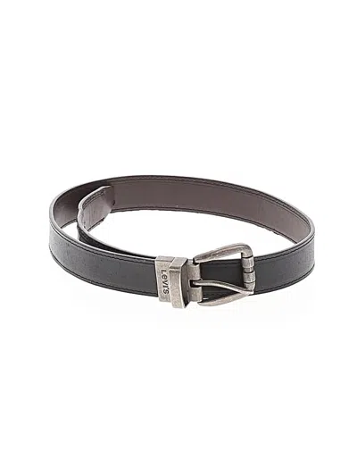 Pre-owned Levi's Kids'  Leather Belt In Black