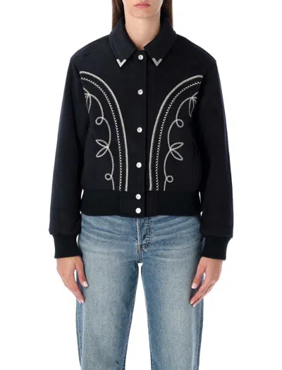 Levi's Lennox Rodeo Western Wool-blend Jacket In Blue