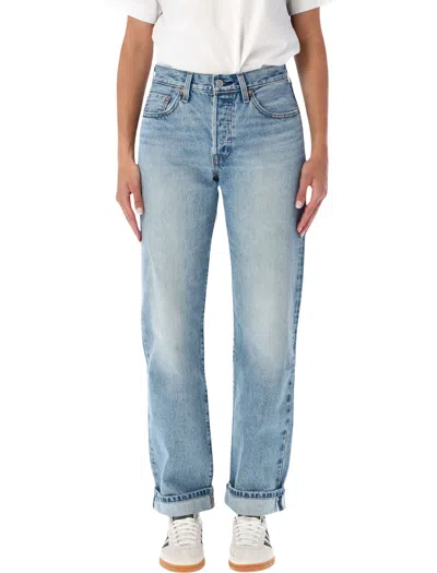 Levi's 501 '90s Selvedge Straight-leg Jeans For Women In Blue
