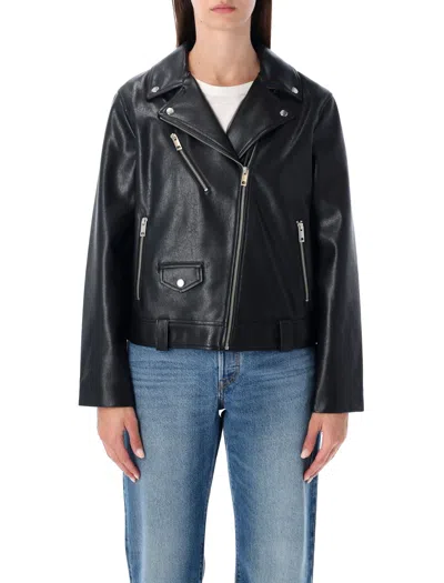 Levi's Kendal Black Eco-leather Moto Jacket