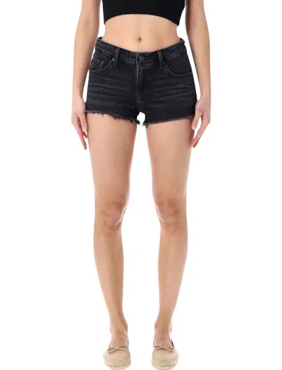Levi's Low Rise Denim Shorts In Black