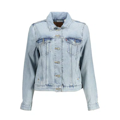 LEVI'S LEVI'S LIGHT BLUE COTTON WOMEN WOMEN'S JACKET