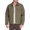 Levi's Lightweight Cotton Twill Utility Jacket In Green