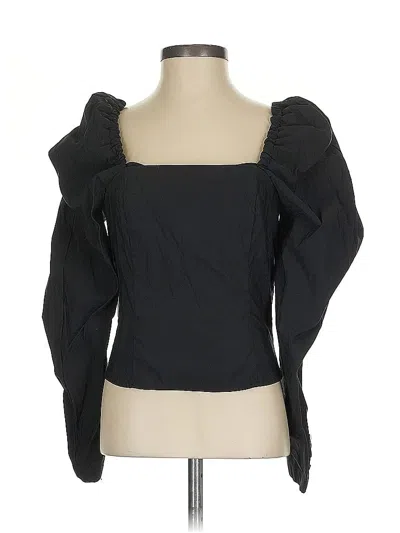 Pre-owned Levi's Long Sleeve Blouse In Black
