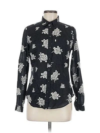 Pre-owned Levi's Long Sleeve Blouse In Black