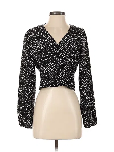 Pre-owned Levi's Long Sleeve Blouse In Black