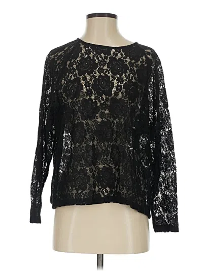 Pre-owned Levi's Long Sleeve Blouse In Black