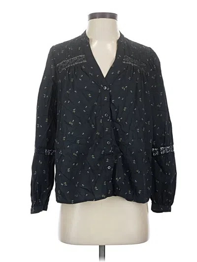 Pre-owned Levi's Long Sleeve Blouse In Black
