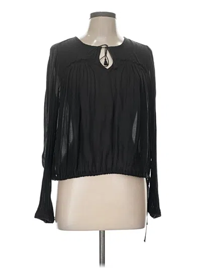 Pre-owned Levi's Long Sleeve Blouse In Black