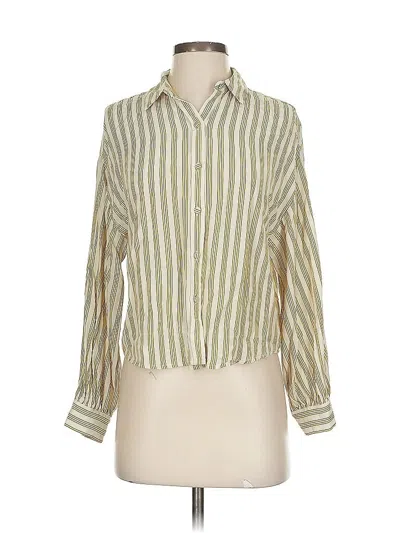 Pre-owned Levi's Long Sleeve Blouse In Gold