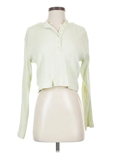 Pre-owned Levi's Long Sleeve Blouse In Green