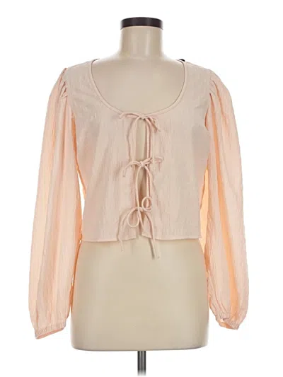 Pre-owned Levi's Long Sleeve Blouse In Pink