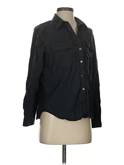 Pre-owned Levi's Long Sleeve Button Down Shirt In Black