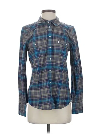 Pre-owned Levi's Long Sleeve Button Down Shirt In Blue