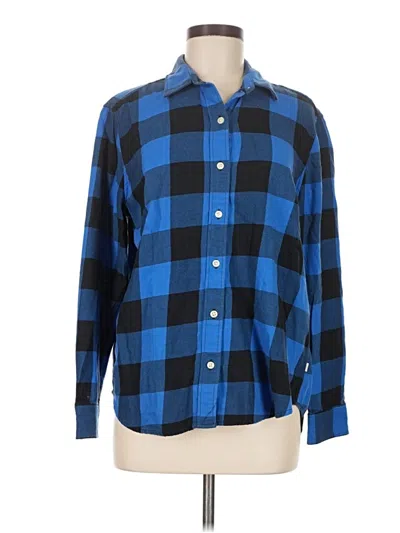 Pre-owned Levi's Long Sleeve Button Down Shirt In Blue