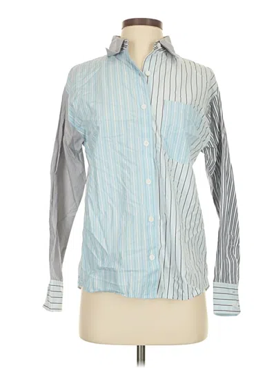 Pre-owned Levi's Long Sleeve Button Down Shirt In Blue