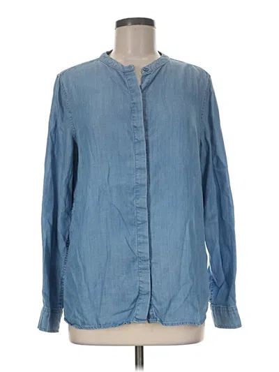 Pre-owned Levi's Long Sleeve Button Down Shirt In Blue