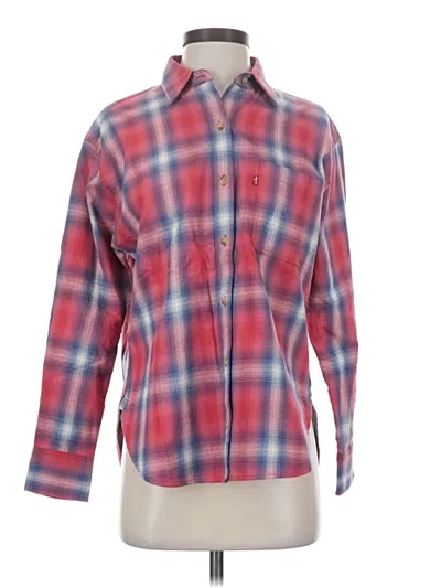 Pre-owned Levi's Long Sleeve Button Down Shirt In Pink