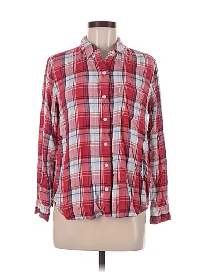 Pre-owned Levi's Long Sleeve Button Down Shirt In Red